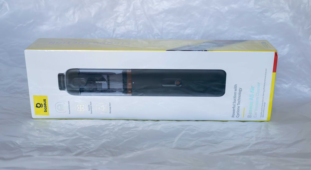 Пилосос Baseus A5 Air Car 12000Pa 2‑в‑1: всмоктування + надування