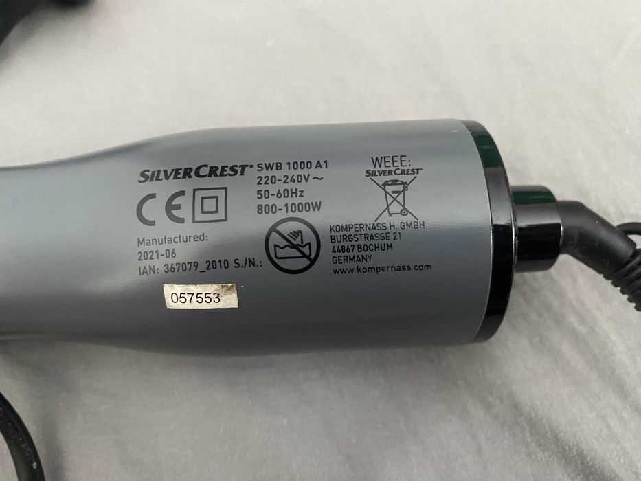 Escova de cabelo elétrica