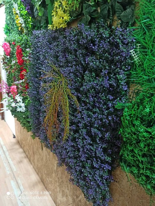 Jardim Vertical Artificial interior e exterior