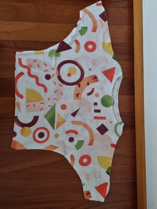 Camisola em malha manga à raglan