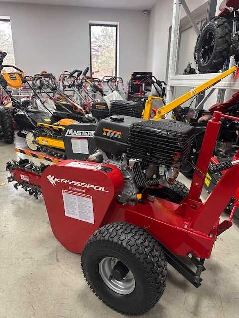 Koparka łańcuchowa do rowów Krysspol TCR1500 Professional 15KM E-start