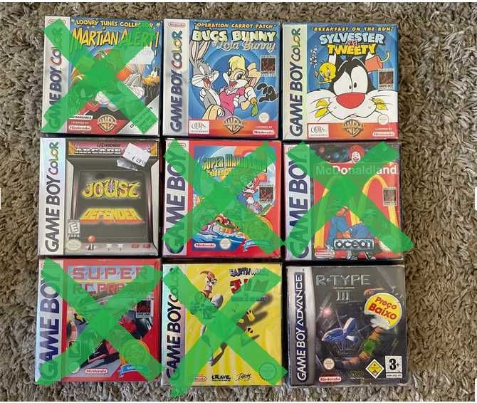 Gameboy DMG-01, pocket, color, advance, sp, nintendo ds e 2ds