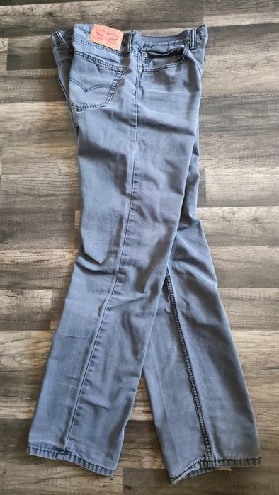 klasyczne szare spodnie LEVI'S 514 34/34