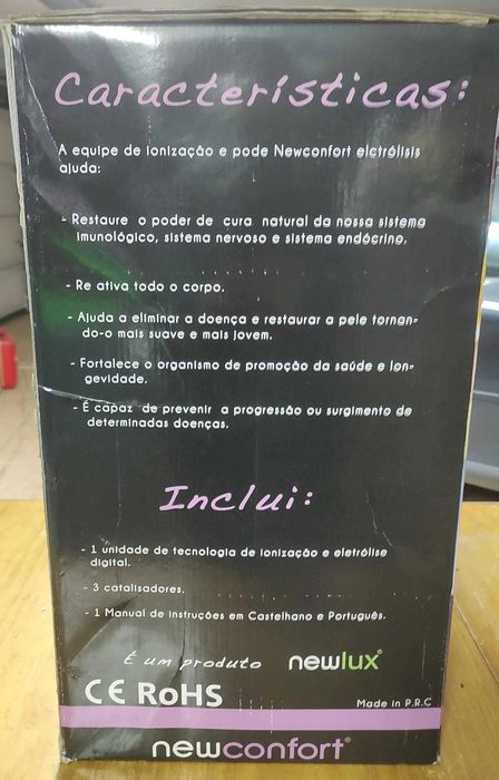Massador Pés Ionizador com Electrólise