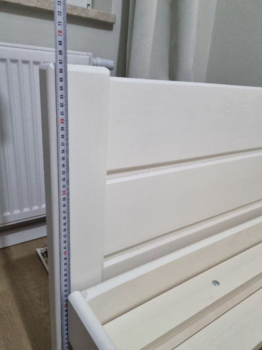 Łóżko drewniane 90 x 200 z materacem