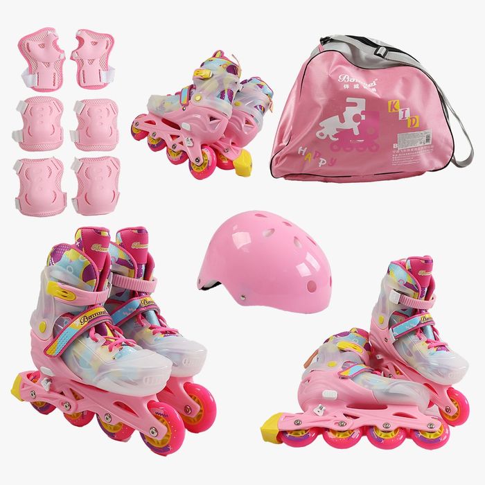 Набор роликов 35-38см, подсветка колес, подшипник ABEC-7