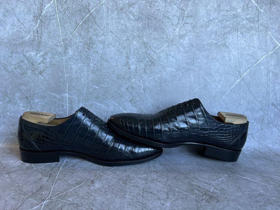 Artioli туфли мужские кожа крокодила 43