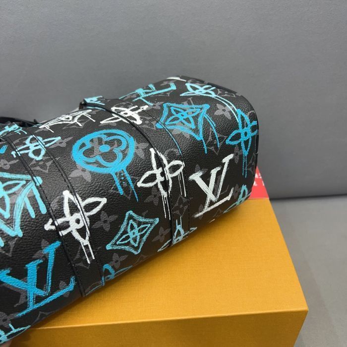 LOUIS VUITTON Keepal мужская сумка женская унисекс кожаная