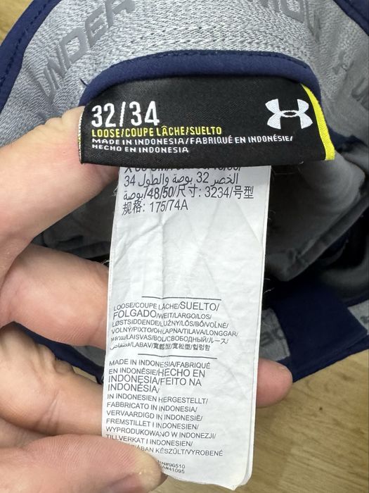 Under Armour брюки штаны W32 L34 размер классические синие