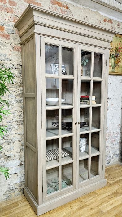 Witryna- WYSOKA 240cm - z litego drewna