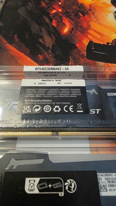 RAM 2x32GB 4800MT/s CL38 FURY