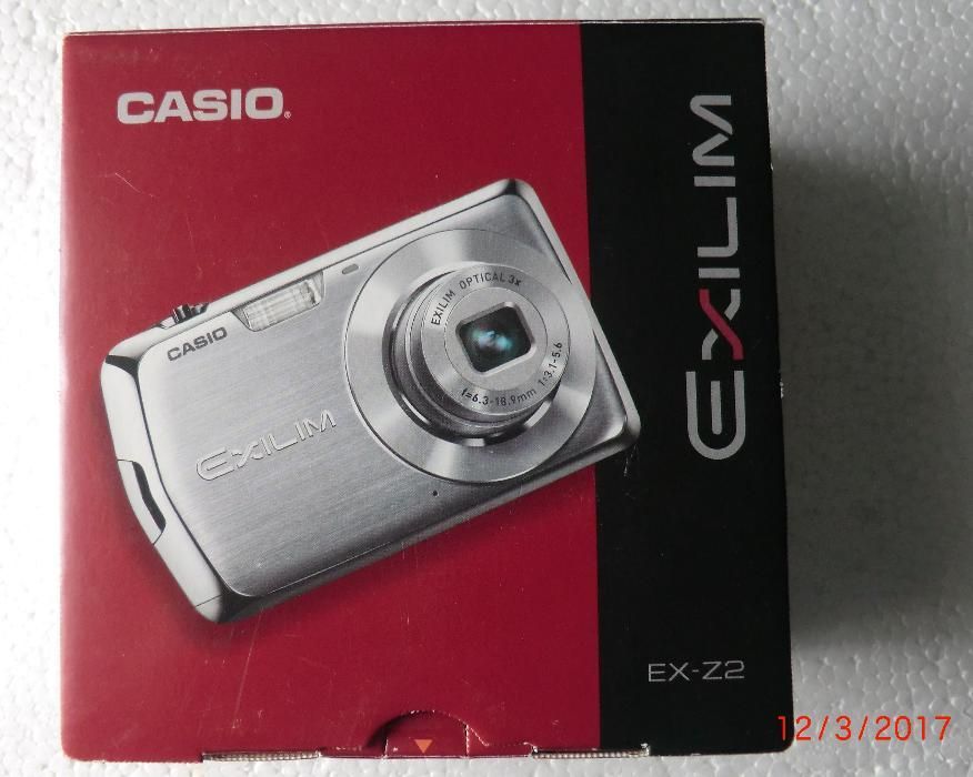 Casio EX-Z2, caixa c/ Manual e CD. + 2 Rodas Dentadas.