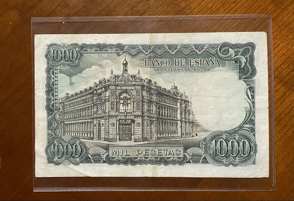 Nota 1588 - ESPANHA Mil Pesetas 1971