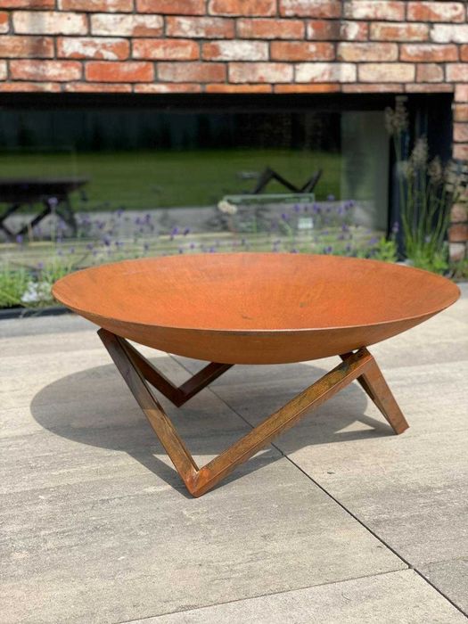 NA PREZENT Palenisko ogrodowe Corten  80 cm Grill Ognisko + Gratis