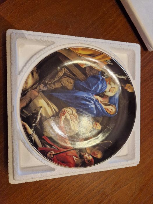 Prato Porcelana Vista Alegre Festa de Natal 1997