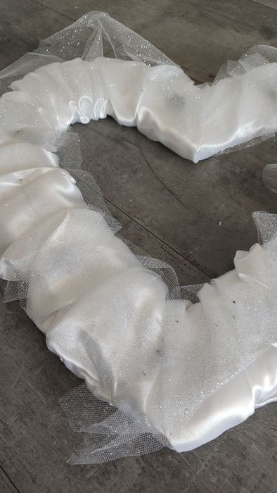 Serce dekoracyjne ślubne