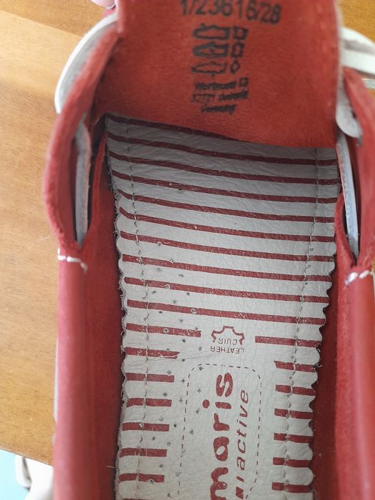 Макасіни вiд Tamaris шкіряні