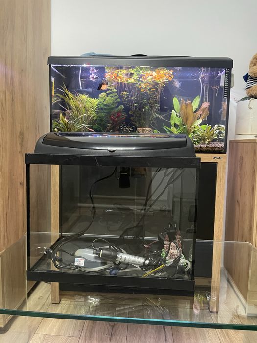 Akwarium 25L Aquael z wyposażeniem  w stanie dobry+
