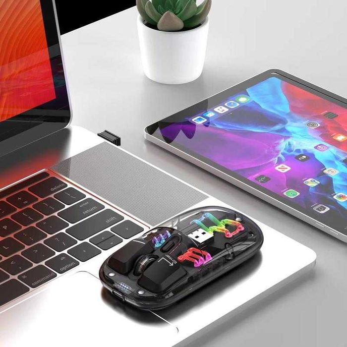 Новая беспроводная мышь с аккумулятр,2,4 g bluetooth black