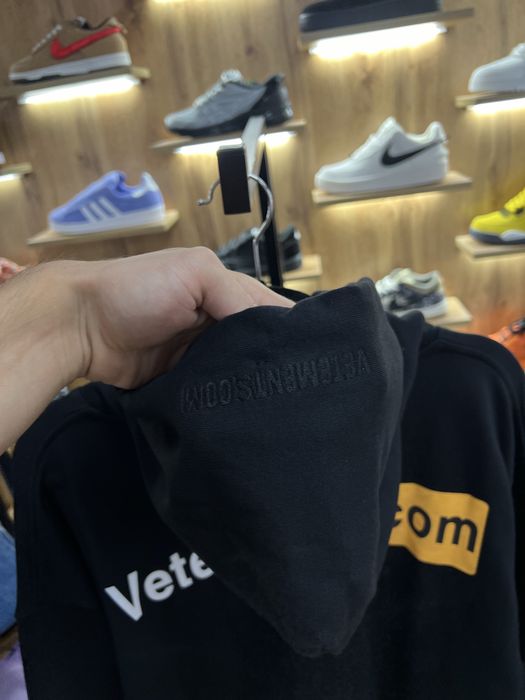 Худі Vetements.com Logo XXX Black