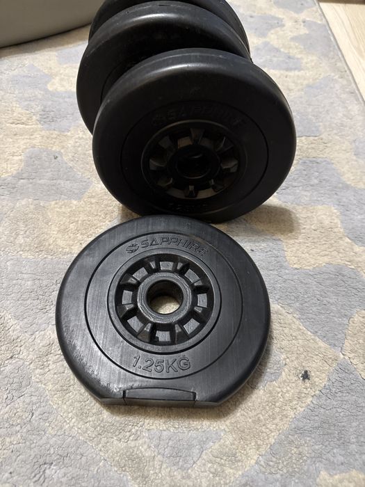 Pakiet obciążeń Sapphire Solid 5kg (4x1,25kg)