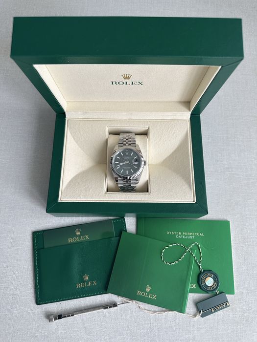 Rolex Datejust Mint Green Dial 41mm Cal.3235 Clean
