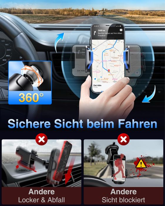 VANMASS Samochodowy uchwyt do telefonu