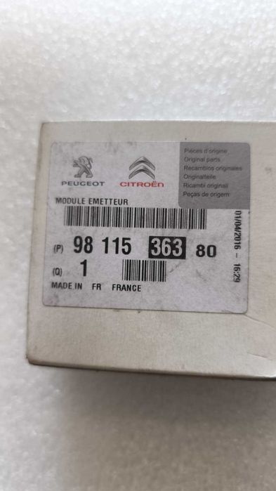 Czujniki ciśnienia TPMS 433 MHZ Citroen Peugeot nowe  (T21)