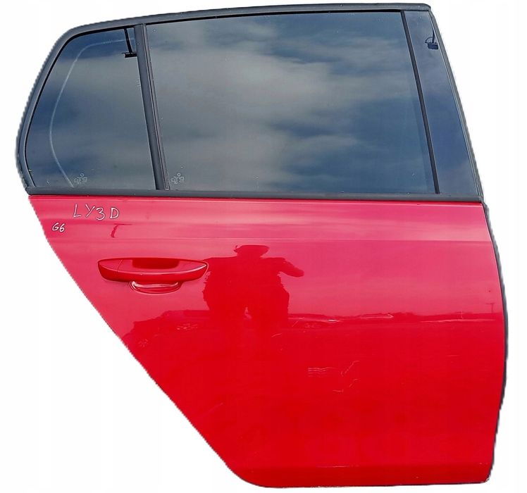 Drzwi Tylne Prawe VW Golf VI HB Kompletne LY3D