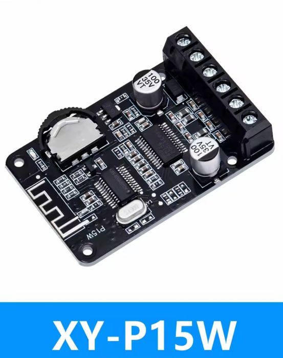 Аудіо підсилювач XY-P15W 10-30Вт 8-24В з Bluetooth, стерео