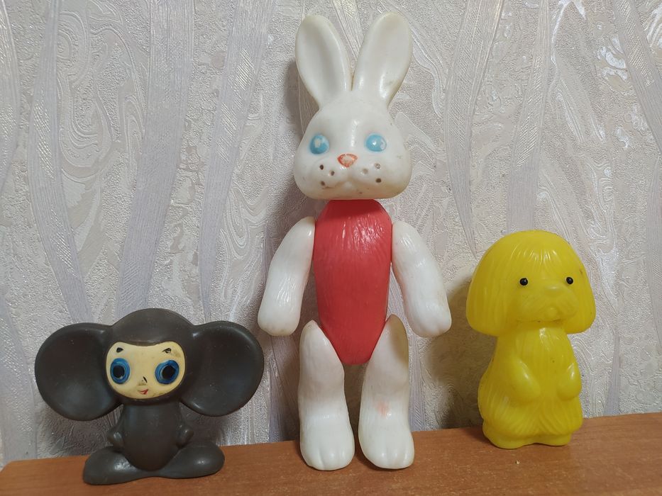 Детские пластмассовые игрушки СССР.