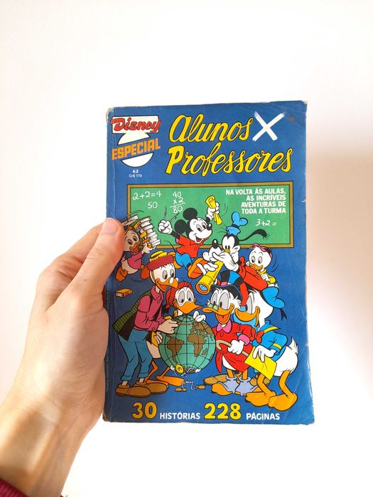 Livro de BD Disney Especial Número 62 Coleção Anos 80 Vintage