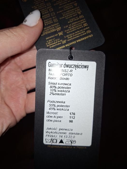 Garnitur męski+ mucha