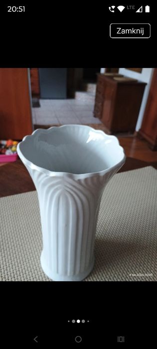 Stary porcelanowy wazon - lata 70/80