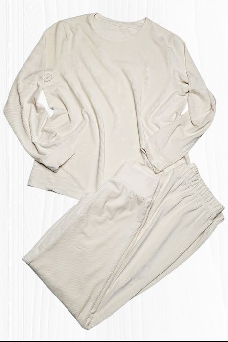 Piżama damska welurowa prążek roz.44/46 George