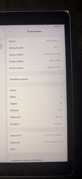 Ipad 10.2 (9th gen) + apple pencil