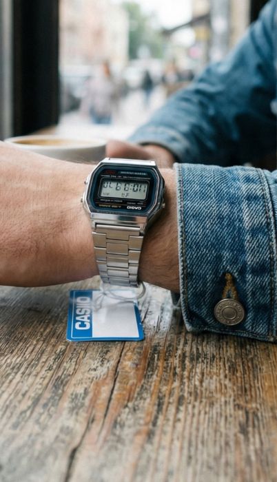 Годинник Casio (оригінал) | класика | металевий браслет