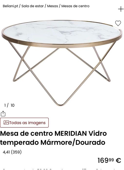 Mesa de centro para sala