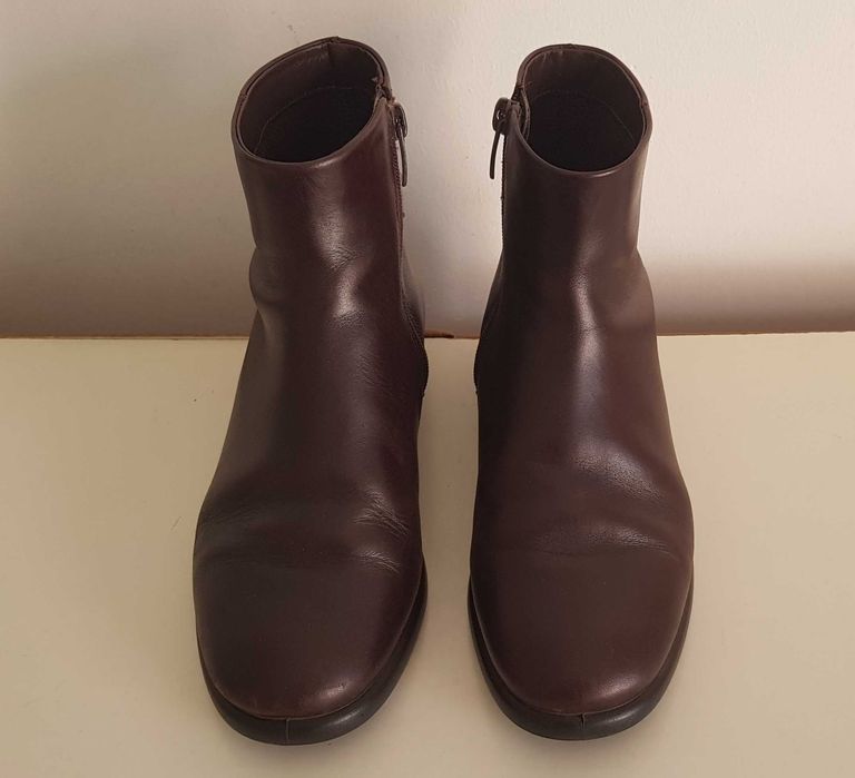 Botins Ecco Castanhos N.º 35 Mulher