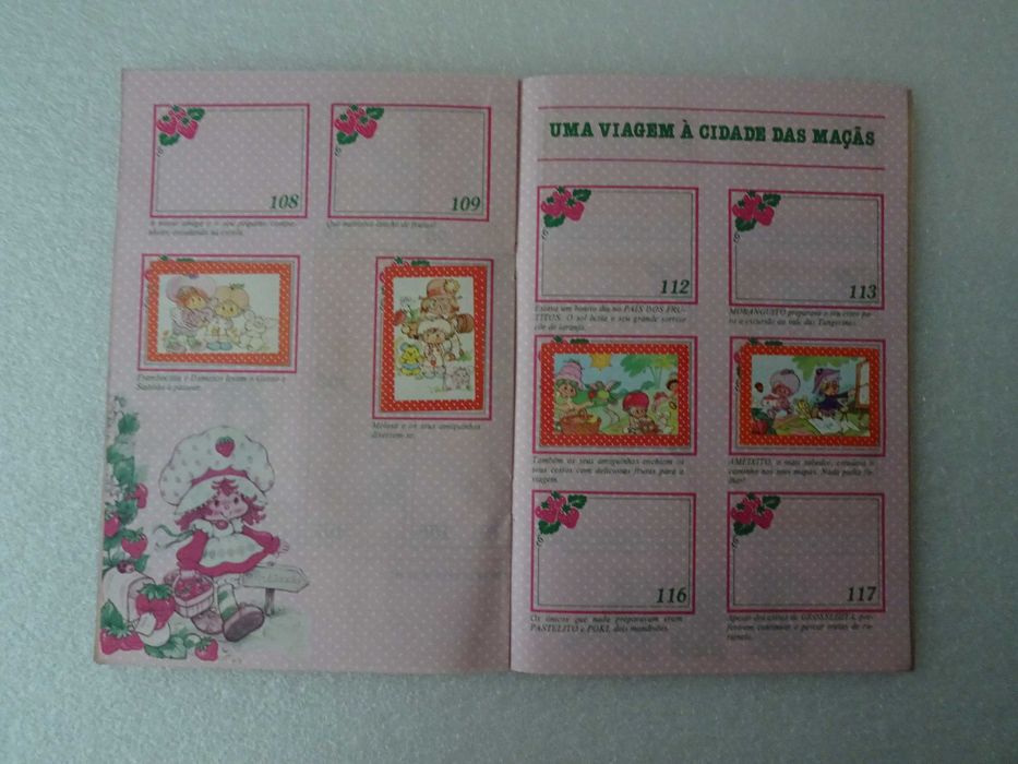 Caderneta de cromos Moranguito - Disvenda - faltam 87 cromos