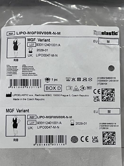 Lipoelastic - Cinta pós-cirúrgica c/ perna Lipoaspiração Estética