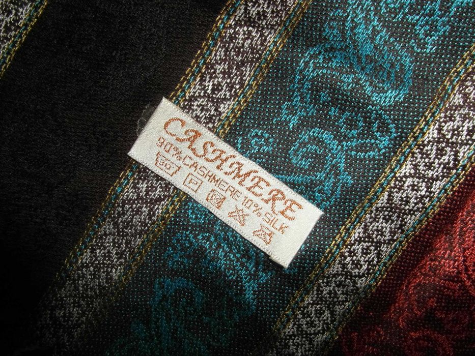 Cashmere Szal Chusta Apaszka Kaszmir Jedwab BDB