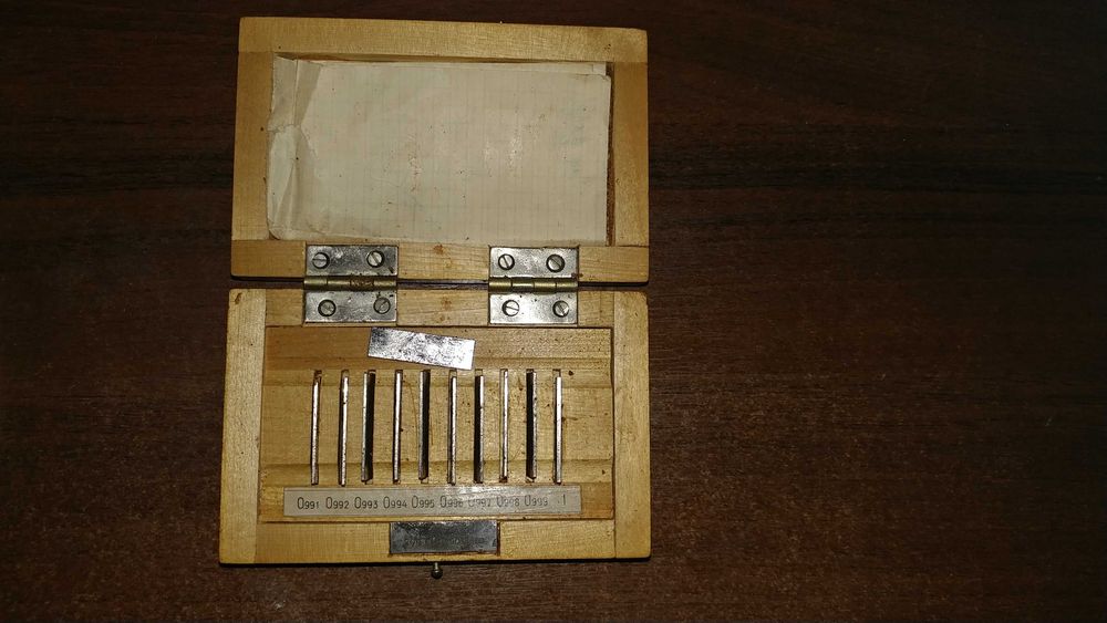 Изм. инструменты СССР: концевые меры, штангенглубиномер, плотномеры