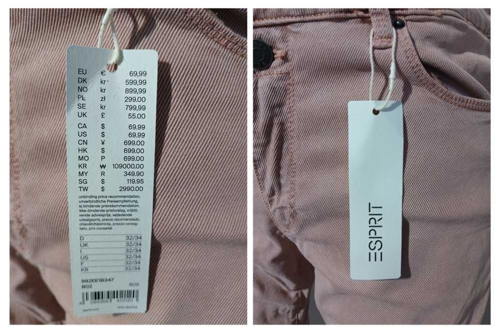 Esprit Women Jeans skinny calça elástica