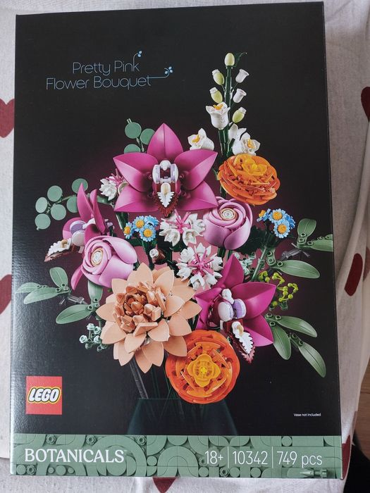 Lego piękny bukiet kwiatów