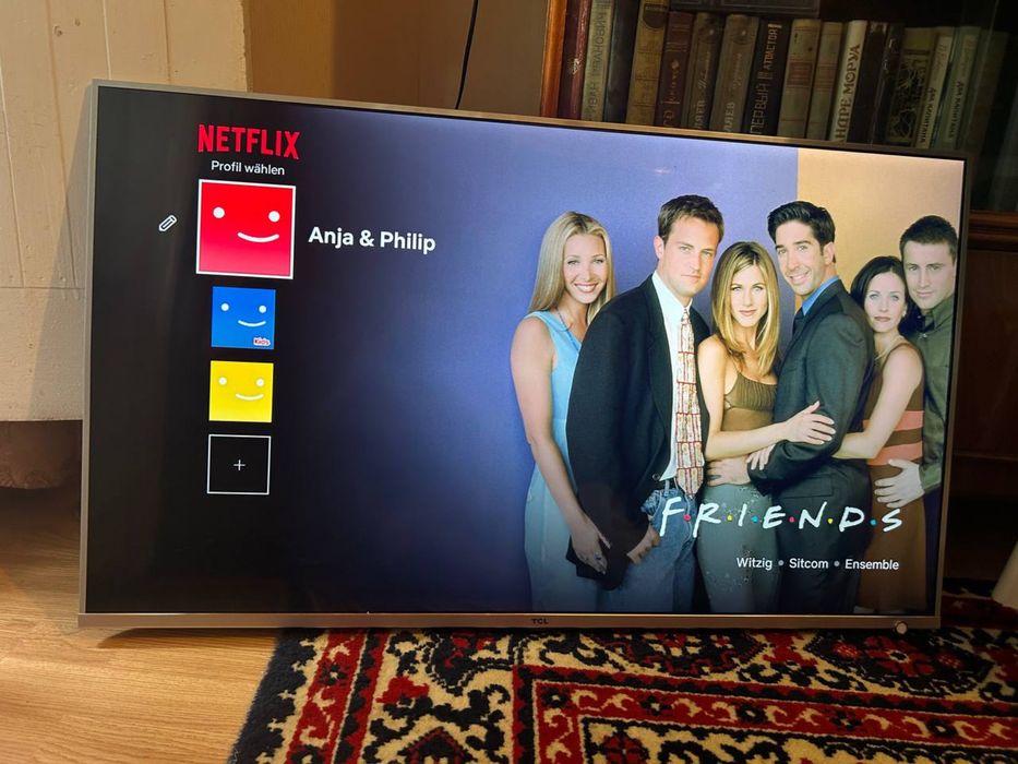 Телевізор TCL 43”, SmartTV, T2, 4K, Wi-Fi, супертонкий