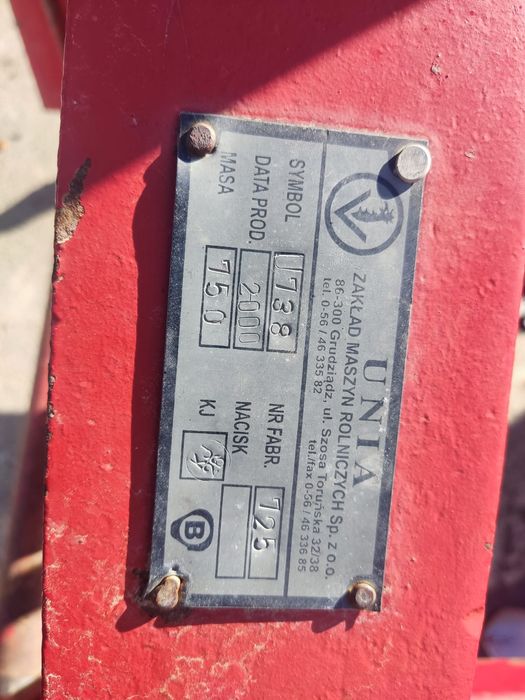 Agregat ścierniskowy siejący Unia Kos