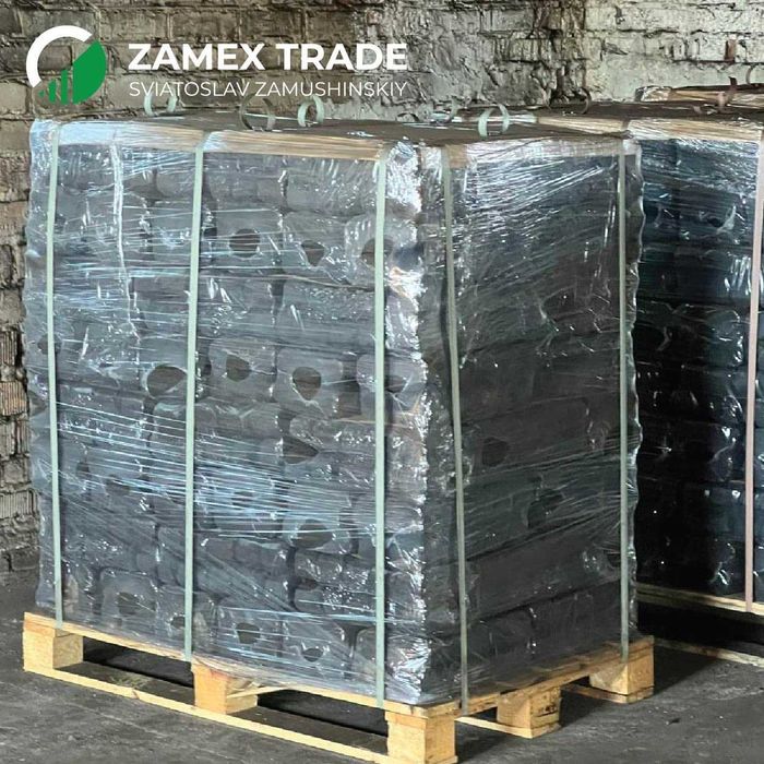 Brykiet torfowy paczkowany na paletach