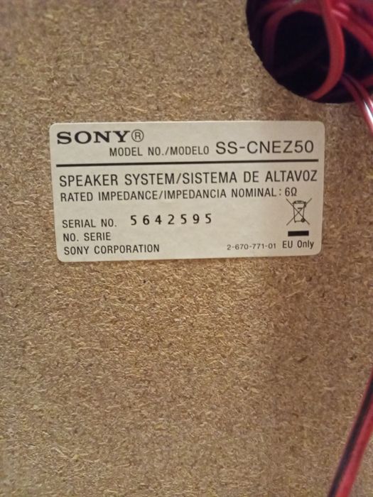 Колонки акустические Sony