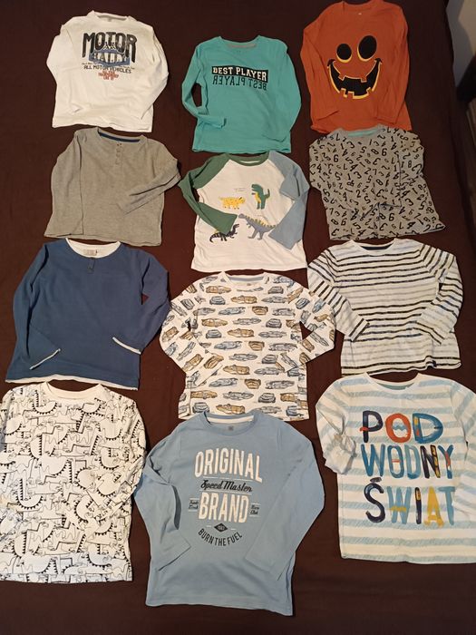 Paczka ubrań chłopiec 110 116